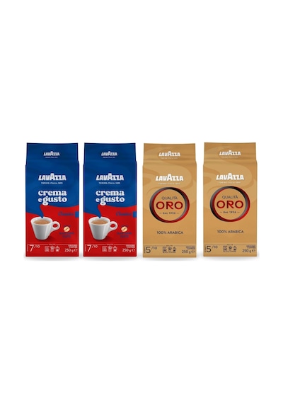 Lavazza Crema E Gusto Filtre Kahve 2 x 250 G & Qualita Oro Filtre Kahve 2 x 250 G