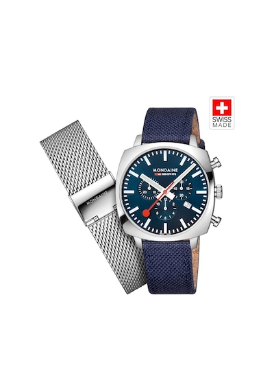 Mondaıne Grand Cushıon Msl.41440.ld.set Erkek Kol Saati Gümüş