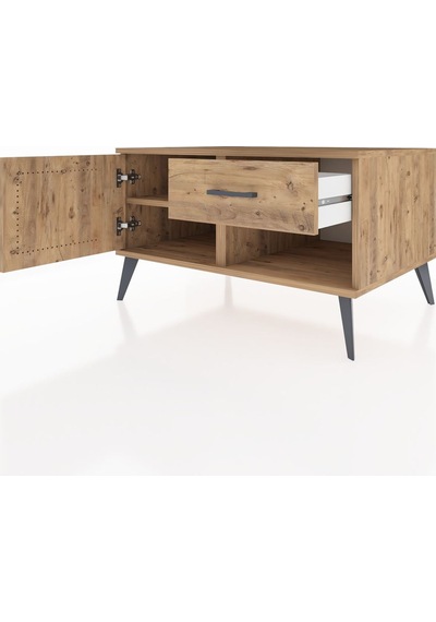 Kronos Şifonyer Tek Raflı Tek Çekmeceli Tek Kapaklı 88x59x48 Çam-çam Çam