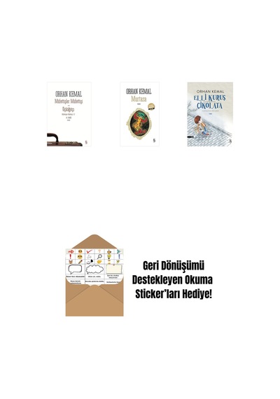 Müfettişler Müfettişi - Üçkâğıtçı 2 Kitap Bir Arada + Murtaza Midi Boy + Elli Kuruş Çikolata + Okuma Sticker'ları