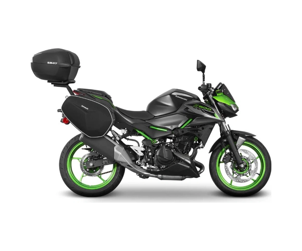 Shad Arka Çanta Taşıyıcı Demir Kawasakı Z500 '24 K0z554st Siyah