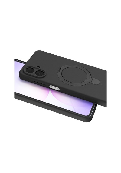 Samsung Galaxy A07 4g Uyumlu Regal Magsafe Standlı Kapak - Siyah