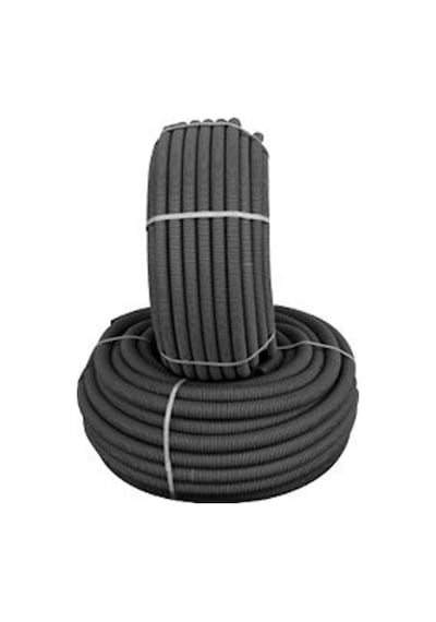 Mutlusan 14-16 Q Siyah Plastik Spiral Hortum 100 Metre
