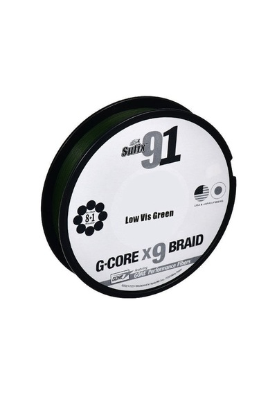 Sufix 91 G-core X9 0.205 Mm 150m Low-vis Green 9 Kat İp Misina 11.3kg Çeker