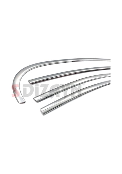 S-dizayn Renault Fluence Krom Cam Üst Çıtası 4 Prç 2010-2016