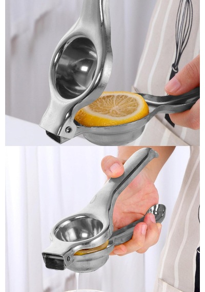 Paslanmaz Çelik Limon Sıkacağı Büyük Boy Metal Narenciye Presi Limon & Portakal Sıkacağı Paslanm Diğer
