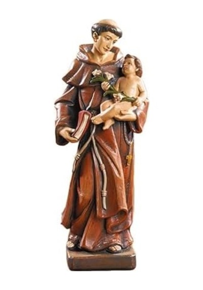 Saint Anthony Reçine 20,32 Cm H - Hristiyan Markalar Katolik