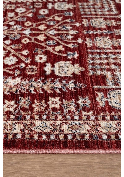 Renkli Vintage Modern Salon Koridor Yatak Ve Oturma Odası Halısı Turuncu