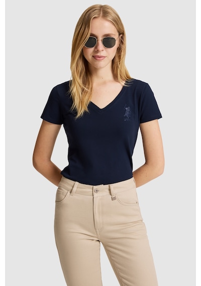 U.S. Polo Assn. U.s. Polo Assn. Kadın Lacivert Tişört Basic 50321817-vr033 U.S. Polo Assn. U.s. Polo Assn. Kadın Lacivert Tişört Basic 50321817-vr033