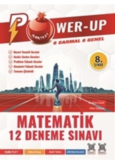 8. Sınıf Powerup Matematik 12 Deneme Sınavı