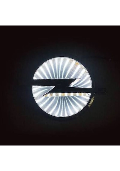Opel 3d Işıklı Logo Arma Beyaz 13.3/10.1 Cm Led Logo Arma Opel Illuminated Vehicle Logo 3dbo