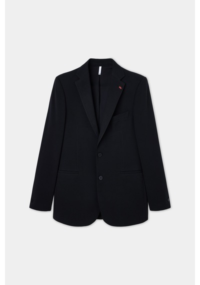 Twn Slim Fit Siyah Armürlü Kumaş Ceket 6ec04bb01474m Çok Renkli