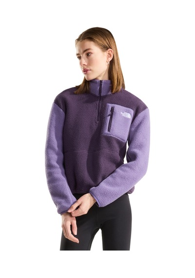 F0a8e89s1b1-r The North Face W Yumıorı 1-4 Zıp Kadın Ceket Mor F0a8e89s1b1-r