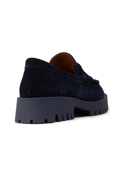 Deery Kadın Hakiki Süet Lacivert Loafer Ayakkabı - 02034zlcvc01 Lacivert