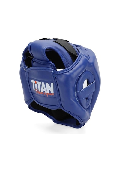 Titan Sport Yüz Korumalı Boks Kaskı , Koyu Mavi Model Çok Renkli