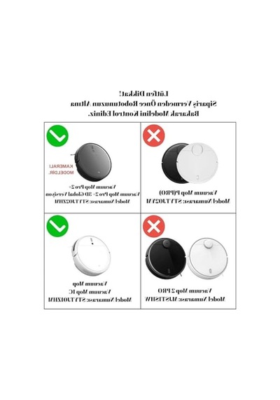 Ozemtek Mi Vacuum Mop 2 C,1c 2 İn 1-mop Pro 2+3d Dikkat: Kameralı-plus Global - Stytj01zhm-stytj02zhm-stytj03zhm Uyumlu Robot Supürge Hepa Filtre,fırça,mop Paspas 7'li Set