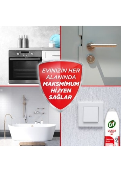 750 Ml Ultra Hijyenik Jel Yüzey Temizleyici İle Derin Temizlik 100'lü Set