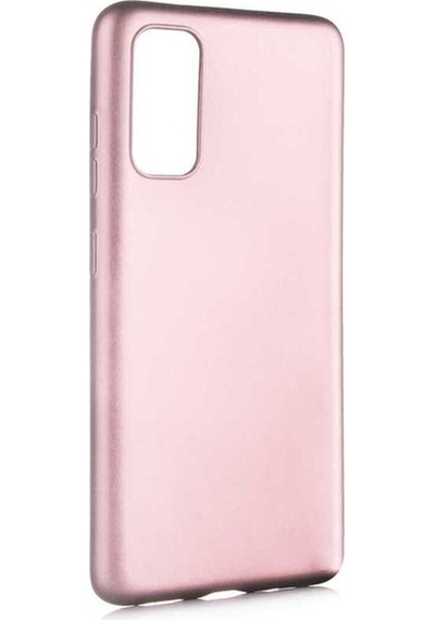 Galaxy S20 Kılıf Zore Premier Silikon Kapak Rose Gold