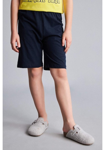 Defacto Fenerbahçe Kısa Kollu Pijama Üst Şort Pijama Alt 2li Pijama Takımı Erkek Çocuk H7338a826hsyl291 Sarı-yl291