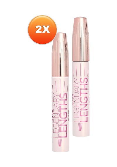 Avon Legendary Lengths Hacim Ve Uzunluk Veren Siyah Maskara 10 ML 2'li