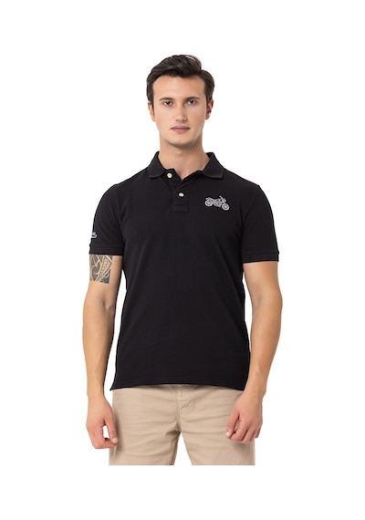 Routefıeld Routefield Erkek Polo Tişört Pads Siyah 10010 SIYAH
