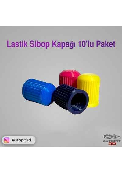 Lastik Subap Kapağı 10 Lu Paket