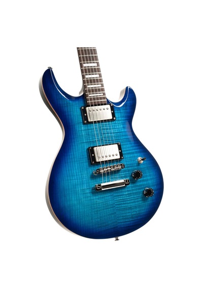 Cort M600 Bb Elektro Gitar - Blue Burst Maun Gövde, Duncan Desi