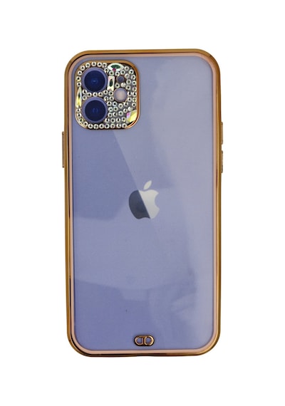 Apple iPhone  Uyumlu,  12 Kılıf Liva Taşlı Silikon - Pembe