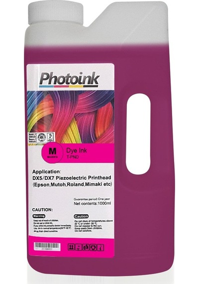 Dx5/Dx7/5113 Kafalar için 1000 ML Kırmızı Magenta Dye Plotter Mür