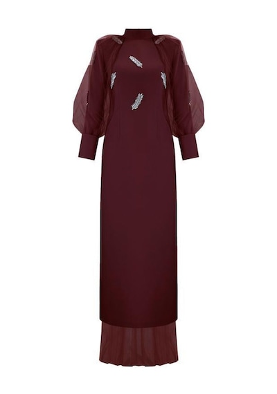 Senna Vanessa Dress Bordo Bordo