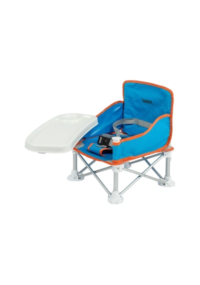 Deluxe Portatif Katlanabilir Mama Sandalyesi Mavi