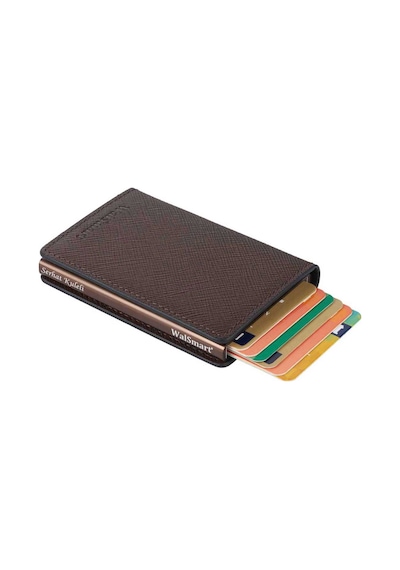 Walsmart Slim Safiano Akıllı Mekanizmalı Cüzdan Hakiki Deri