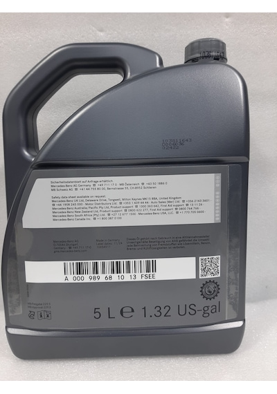 Mercedes Benz 229.5 5W - 40 Motor Yağı