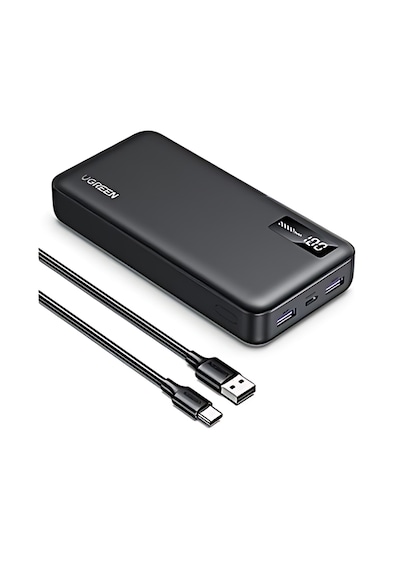 Ugreen 25683 20.000 mAh PD 3.0 Hızlı Şarj Powerbank Siyah
