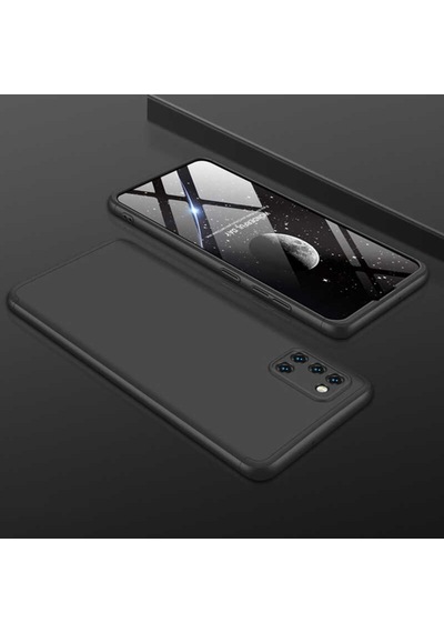 Samsung Uyumlu Galaxy A31 Kılıf Zore Ays Kapak-Siyah