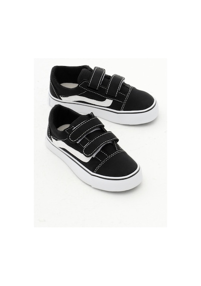 Tonny Black Çocuk Unisex Siyah Kauçuk Taban Keten Cırtlı Spor Ayakkabı Tbh1461 101 Siyah