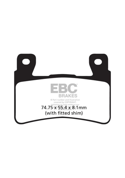 Ebc Fa265hh Honda Cbr900 , Vtr1000 Sinter Ön Fren Balatası