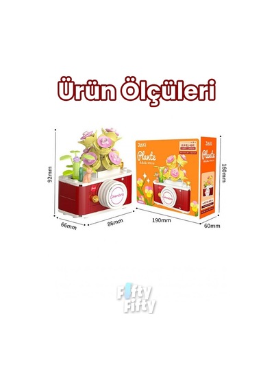 Jaki Plante Serisi Mutlu Kamera 160 Parça Oyucak Yapım Seti -ffjk2715