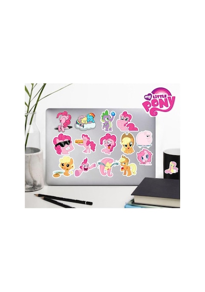 Ms Major Selection My Little Pony Defter Suluk Laptop Notebook Tablet Telefon Kılıf Sticker Seti Abanoz