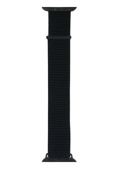 Watch Ultra 49mm Kordon Band-03 Serisi Hasır Strap Kayış-koyu Siyah Koyu Siyah