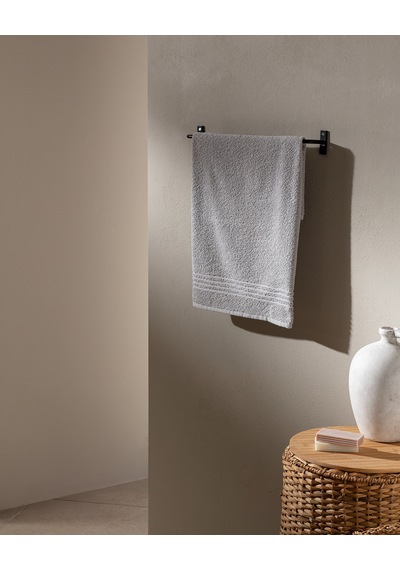 Madame Coco Derline Pamuklu Yüz Havlusu - Gri - 50x70 Cm 8684427185322 Gri
