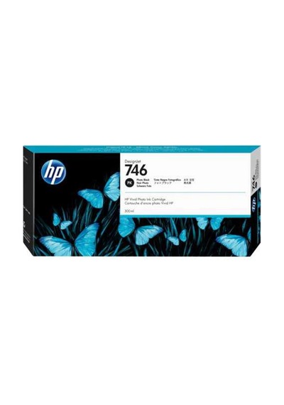 Hp 746 Photo Black Fotoğraf Siyah 300 Ml Plotter Kartuşu P2v82a Kdo