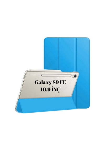 Samsung Galaxy Uyumlu Tab S9 Fe X510 X516 X518 Kılıf Pu Deri Smart Standlı Case