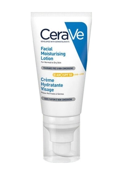 Normal Ve Kuru Ciltler Için Spf 50 Korumalı Nemlendirici Yüz Kremi 52 Ml