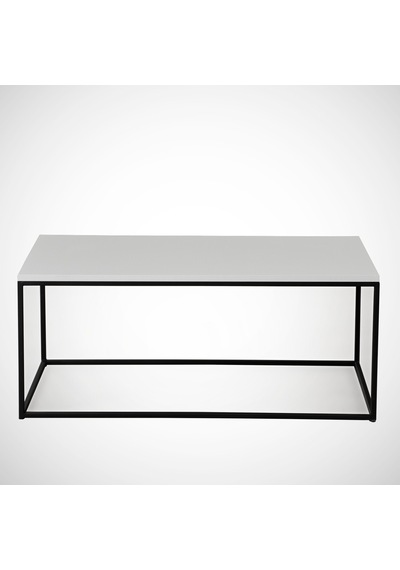 Cosco Beyaz Orta Sehpa Metal & Beyaz Orta Masa / Metal Ayaklı