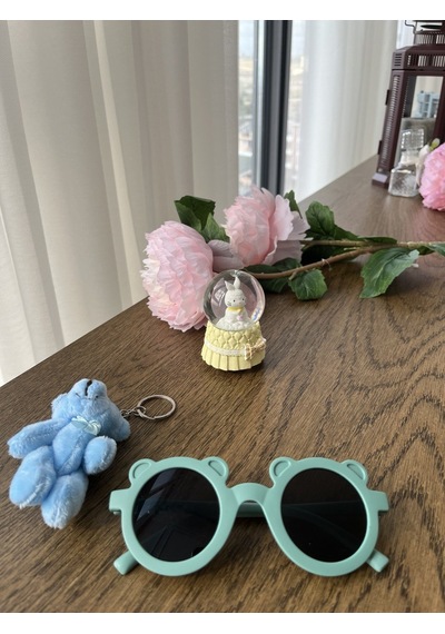Jolly Kids Çocuk Güneş Gözlüğü Ayıcıklı 38 Yeşil