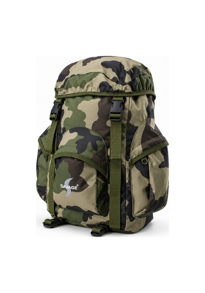 Su Geçirmez Outdoor Sırt Çantası - Kamp Çantası - Savage Ventura 35lt - Kamuflaj Çok Renkli