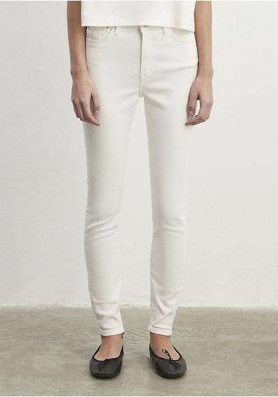Mavi - Serenay Beyaz Gold Shape Jean Pantolon 100980-83673 Beyaz