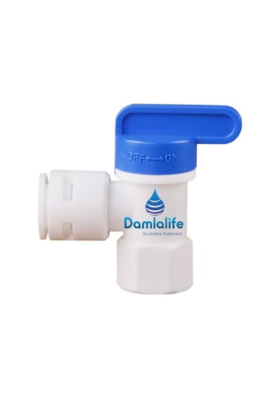 3/8 Girişli 1/4 Çıkışlı Su Arıtma Tank Depo Vanası