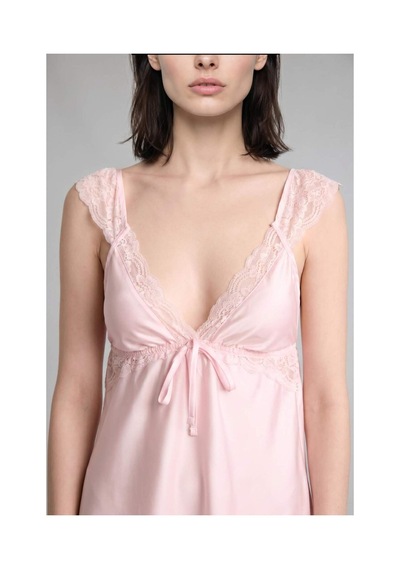 Defacto Regular Fıt Askılı 2li Saten Açık Pembe Pijama Takımı H0363ax26smpn648 Pembe-pn648